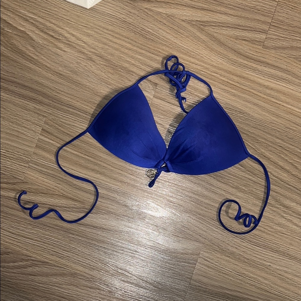 Vibrant Blue Luli Fama Padded Bikini Top